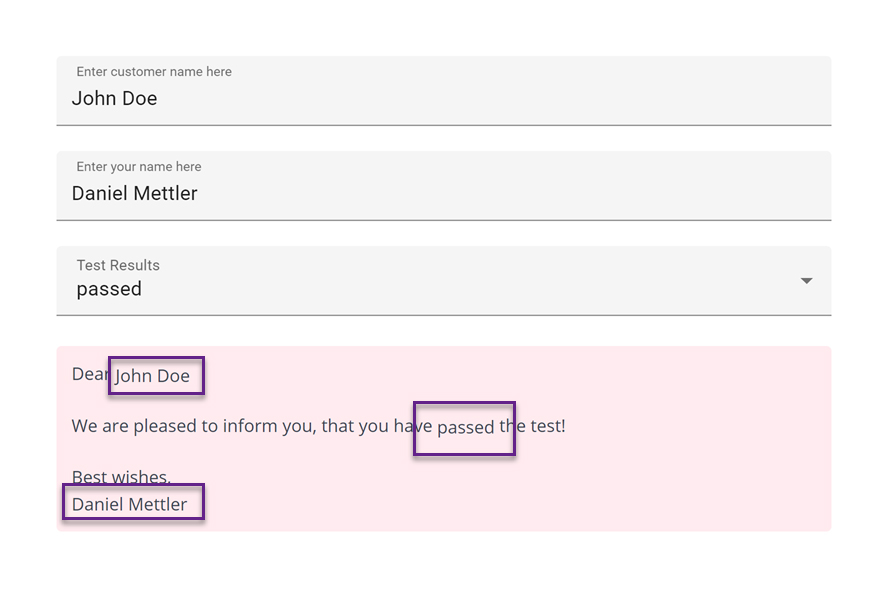 Textvorlagen-Checklisten